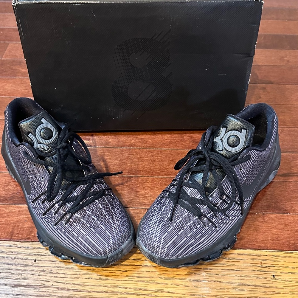 Nike KD Athletic Shoes in Black and Gray